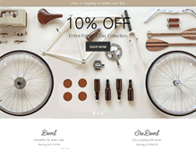 Tablet Screenshot of handsomecycles.com